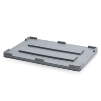 Víko k paletovému boxu 120 cm × 80 cm, šedá